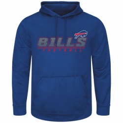 NFL Buffalo Bills Majestic Punt Return Pullover Hoodie Royal