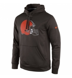 NFL Cleveland Browns Nike Practice Performance Pullover Hoodie Brown