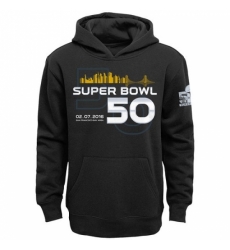 NFL Denver Broncos Super Bowl 50 Bridge Pullover Hoodie Black