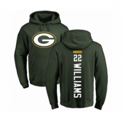 Football Green Bay Packers 22 Dexter Williams Green Backer Hoodie