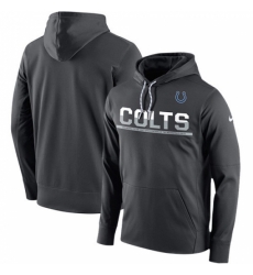 NFL Mens Indianapolis Colts Nike Sideline Circuit Anthracite Pullover Hoodie