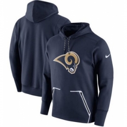 NFL Los Angeles Rams Nike Champ Drive Vapor Speed Pullover Hoodie Navy