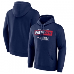 Men New England Patriots Navy X Bud Light Pullover Hoodie