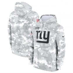 Men New York Giants 2024 Arctic Camo Salute To Service Club Fleece Pullover Stitched Hoodie