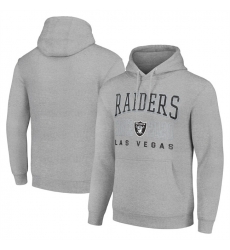 Men Las Vegas Raiders Grey Pullover Hoodie