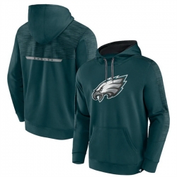 Men Philadelphia Eagles Green Defender Evo Pullover Hoodie