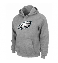 NFL Mens Nike Philadelphia Eagles Logo Pullover Hoodie Grey