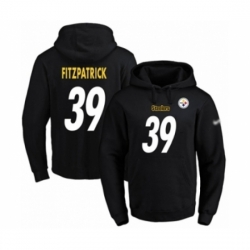 Football Mens Pittsburgh Steelers 39 Minkah Fitzpatrick Black Name Number Pullover Hoodie