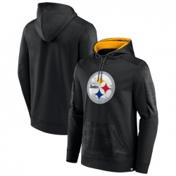 Men Pittsburgh Steelers Black On The Ball Pullover Hoodie