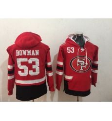 Men Nike San Francisco 49ers NaVorro Bowman 53 NFL Winter Thick Hoodie