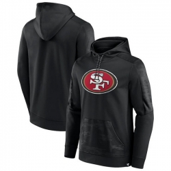 Men San Francisco 49ers Black On The Ball Pullover Hoodie