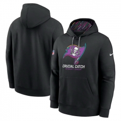 Men Tampa Bay Buccaneers Black 2024 Crucial Catch Club Pullover Hoodie