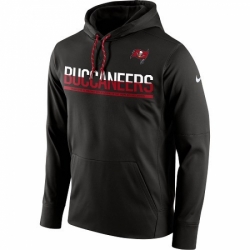 NFL Mens Tampa Bay Buccaneers Nike Pewter Sideline Circuit Pullover Performance Hoodie