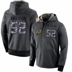 NFL Nike Washington Redskins 52 Ryan Anderson Stitched Black Anthracite Salute to Service Player Performance Hoodie