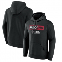 Men Atlanta Falcons Black X Bud Light Pullover Hoodie