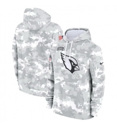 Men Arizona Cardinals 2024 Arctic Camo Salute To Service Club Fleece Pullover Hoodie