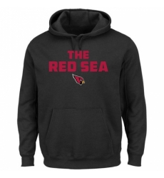 NFL Arizona Cardinals Majestic Hot Phrase Pullover Hoodie Black