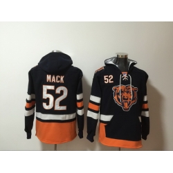 Men Nike Chicago Bears Khalil Mack 52 NFL Winter Thick Hoodie II