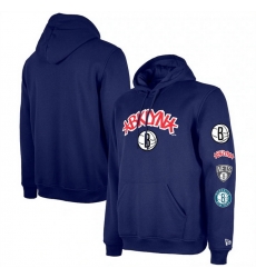 Men Brooklyn Nets Navy 2023 24 City Edition Pullover Hoodie