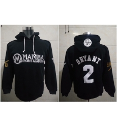 Men Mamba Sports Academy Kobe Bryant 2 Stitched Black Hoodie