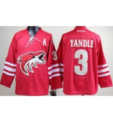 Phoenix Coyotes #3 Keith Yandle Red NHL Jersey