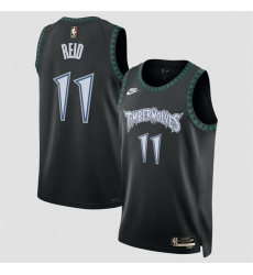Men Minnesota Timberwolves 11 Naz Reid Black 2025 Classic Edition Stitched Jersey