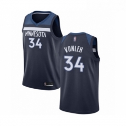 Youth Minnesota Timberwolves 34 Noah Vonleh Swingman Navy Blue Basketball Jersey Icon Edition 