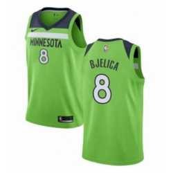 Youth Nike Minnesota Timberwolves 8 Nemanja Bjelica Swingman Green NBA Jersey Statement Edition 