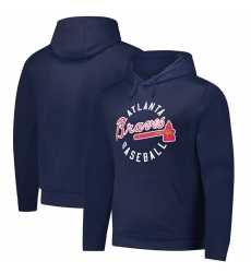 Men Atlanta Braves Navy Dunbrooke Champion Pullover Hoodie Men Atlanta Braves Navy Dunbrooke Champion Pullover Hoodie