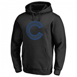 Men Chicago Cubs Black Men Pullover Hoodie