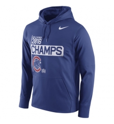 Men Chicago Cubs Royal 2016 World Series Champions Celebration Performance Men Hoodie