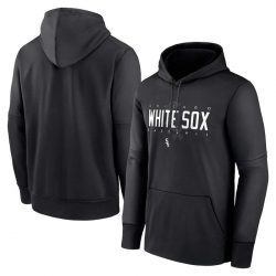 Men Chicago White Sox Black Pregame Performance Pullover Hoodie