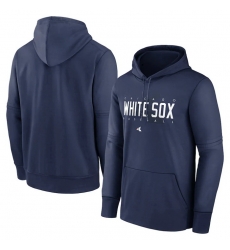 Men Chicago White Sox Navy Pregame Performance Pullover Hoodie