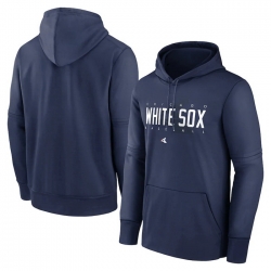 Men Chicago White Sox Navy Pregame Performance Pullover Hoodie