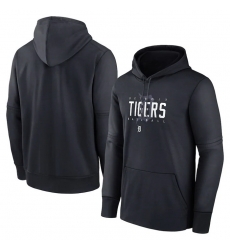 Men Detroit Tigers Navy Pregame Performance Pullover Hoodie