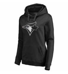 MLB Toronto Blue Jays Women Platinum Collection Pullover Hoodie Black