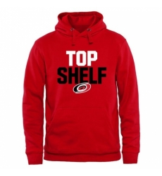 NHL Mens Carolina Hurricanes Top Shelf Pullover Hoodie Scarlet