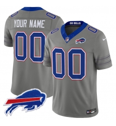 Men Buffalo Bills Active Player Custom Gray F U S E 2026 Nickel City Vapor Stitched Football Jersey Men Buffalo Bills Active Player Custom Gray F U S E 2026 Nickel City Vapor Stitched Football Jersey
