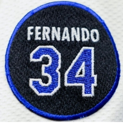 MLB Dodgers Fernando 34 Patch Biaog