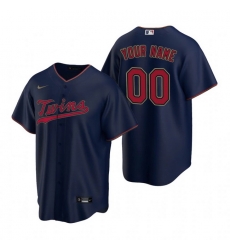 Men Women Youth Toddler All Size Minnesota Twins Custom Nike Navy 2020 Stitched MLB Cool Base Jersey