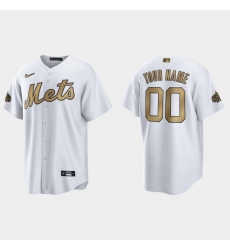 Men Women Youth Custom New York Mets 2022 Mlb All Star Game White Replica Jersey