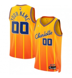 Charlotte Hornets Jordan Brand Unisex 2025 2026 City Edition Swingman Custom Jersey Orange