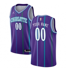 Men Women Youth Toddler Charlotte Hornets Purple Custom Nike NBA Stitched Jersey