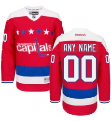 Men Women Youth Toddler Red Jersey - Customized Reebok Washington Capitals Third  II