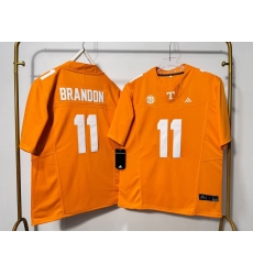 Men Tennessee Volunteers 11 Faizon Brandon Orange F U S E Stitched Jersey Men Tennessee Volunteers 11 Faizon Brandon Orange F U S E Stitched Jersey