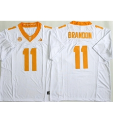 Men Tennessee Volunteers  11 Faizon Brandon White 2026 F U S E  Stitched Jersey