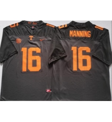 Men Tennessee Volunteers 16 Peyton Manning Grey NCAA Jersey