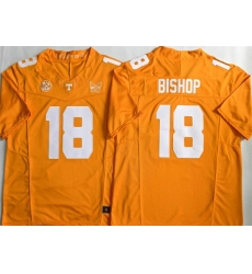 Men Tennessee Volunteers 18 Desean Bishop Orange 2026 F U S E Stitched Jersey Men Tennessee Volunteers 18 Desean Bishop Orange 2026 F U S E Stitched Jersey
