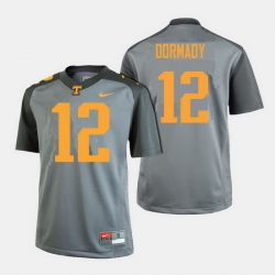 Men Tennessee Volunteers Quinten Dormady College Football Gray Jersey