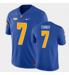 Men Pitt Panthers Dj Turner College Football Royal Game Jersey